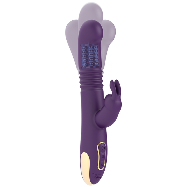 TREASURE - BASTIAN VIBROMASSEUR RABBIT UP & DOWN ROTATIF ET VIBRANT + TÉLÉCOMMANDE WATCHME by TREASURE