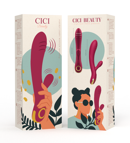 CICI BEAUTY - VIBRATEUR LAPIN EN SILICONE PREMIUM by CICI BEAUTY