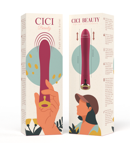 CICI BEAUTY - PREMIUM PUSH BULLET EN SILICONE by CICI BEAUTY