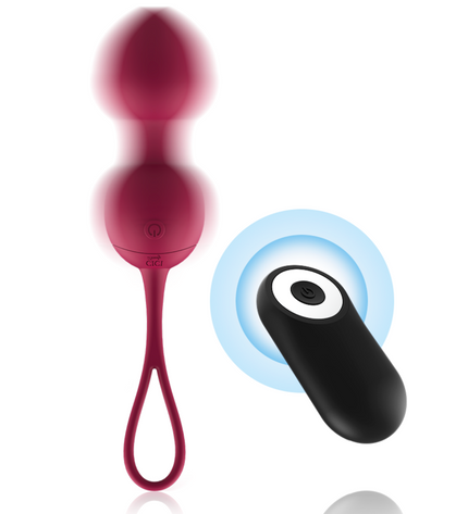 CICI BEAUTY - PREMIUM SILICONE 3 PERLES DE KEGEL VIBRANTES TÉLÉCOMMANDE by CICI BEAUTY