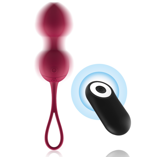 CICI BEAUTY - PREMIUM SILICONE 3 PERLES DE KEGEL VIBRANTES TÉLÉCOMMANDE by CICI BEAUTY