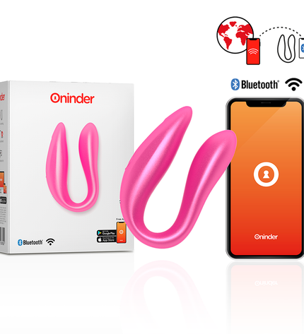 ONINDER - LISBOA G-SPOT & CLITORAL STIMULATEUR NOIR - APPLICATION GRATUITE by ONINDER