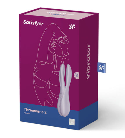 SATISFYER - VIBRATEUR THREESOME 2 NOIR by SATISFYER VIBRATOR