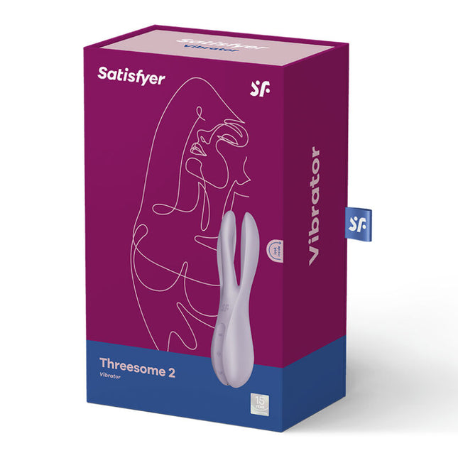 SATISFYER - VIBRATEUR THREESOME 2 NOIR by SATISFYER VIBRATOR