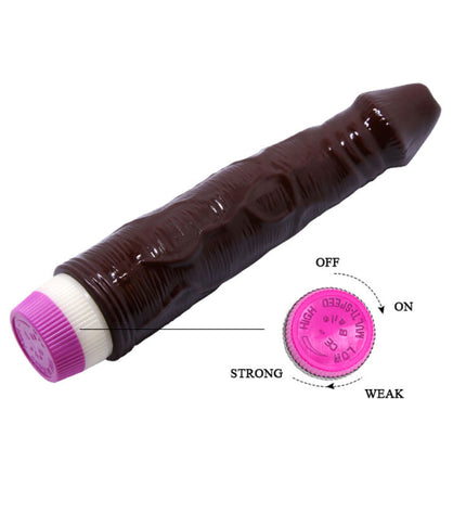 BAILE - VIBRATEUR VAGUES DE PLAISIR 23 CM MARRON - Concombre Boutique