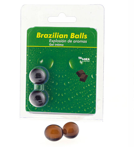 TALOKA - GEL INTIME 2 BOULES BRÉSILIENNES AU CHOCOLAT by TALOKA