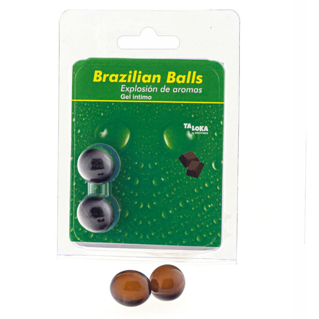 TALOKA - GEL INTIME 2 BOULES BRÉSILIENNES AU CHOCOLAT by TALOKA
