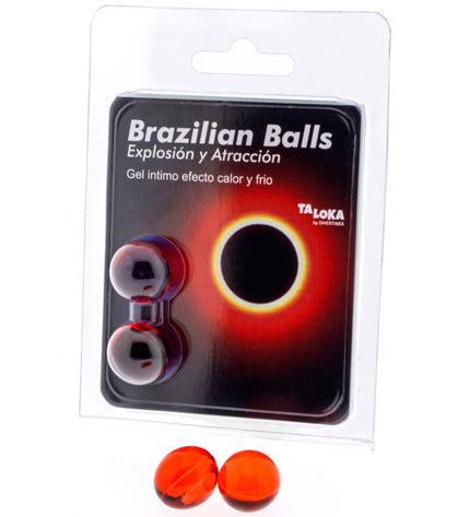 TALOKA - 2 BOULES BRÉSILIENNES GEL EXCITANT EFFET CHAUD & FROID by TALOKA