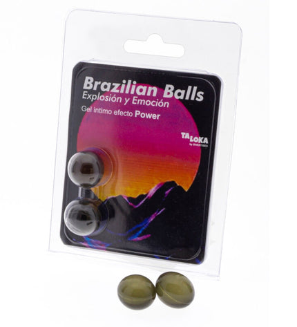 TALOKA - 2 BALLES BRÉSILIENNES GEL EXCITANANT EFFET PUISSANT by TALOKA