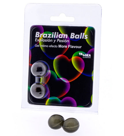 TALOKA - 2 BOULES BRÉSILIENNES PLUS DEFFET DE SAVEUR GEL EXCITANT by TALOKA