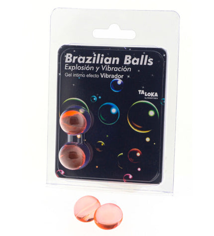 TALOKA - 2 BALLES BRÉSILIENNES GEL EXCITANT EFFET VIBRANT by TALOKA