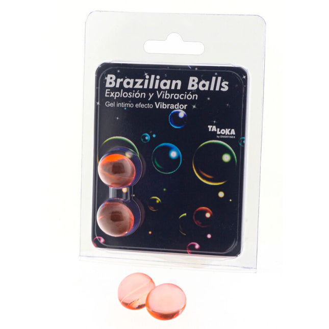 TALOKA - 2 BALLES BRÉSILIENNES GEL EXCITANT EFFET VIBRANT by TALOKA