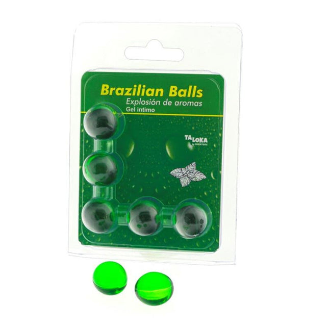 TALOKA - 5 BOULES BRÉSILIENNES GEL INTIME MENTHE by TALOKA