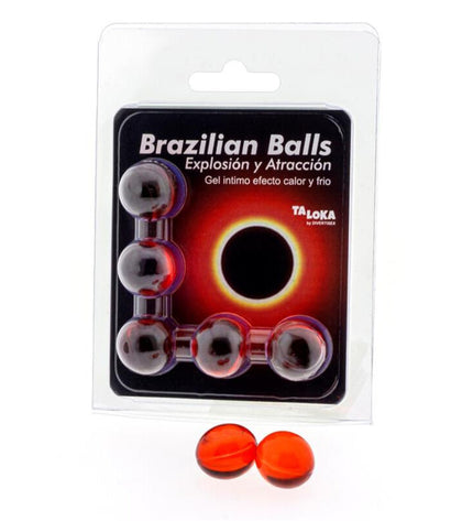 TALOKA - 5 BOULES BRÉSILIENNES GEL EXCITANT EFFET CHAUD & FROID by TALOKA