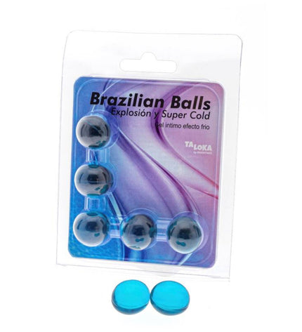 TALOKA - 5 BOULES BRÉSILIENNES GEL EXCITANT EFFET FROID by TALOKA