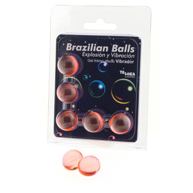 TALOKA - 5 BALLES BRÉSILIENNES GEL EXCITANT EFFET VIBRANT by TALOKA