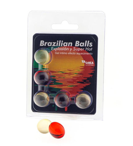 TALOKA - 5 BOULES BRÉSILIENNES GEL EXCITANT EFFET SUPER CHAUD by TALOKA