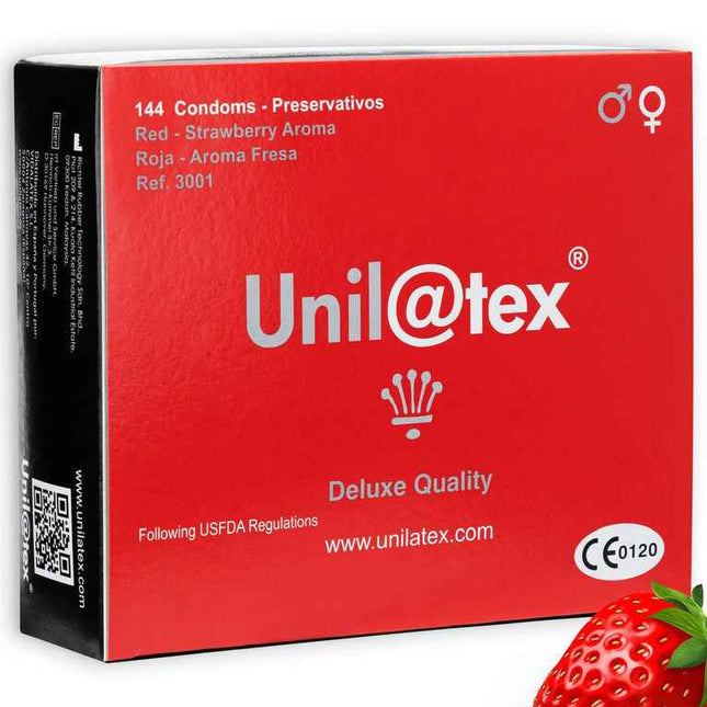 UNILATEX - CONSERVATEURS ROUGE / FRAISE 144 UNITÉS - Concombre Boutique