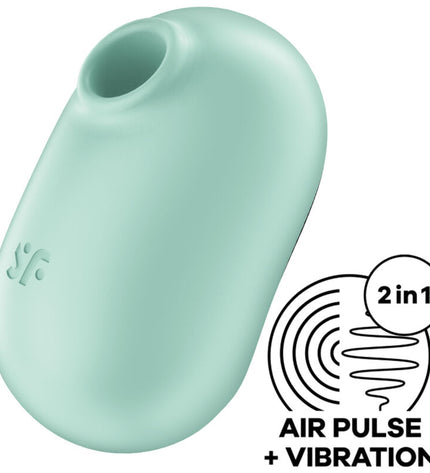 SATISFYER - STIMULATEUR ET VIBRATEUR DOUBLE AIR PULSE PRO TO GO 2 VIOLET by SATISFYER AIR PULSE