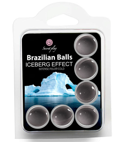 SECRET PLAY SET 6 BALLES BRÉSILIENNES EFFET ICEBERG by SECRETPLAY COSMETIC