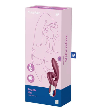 SATISFYER - VIBRATION DE LAPIN TOUCH ME ROUGE by SATISFYER VIBRATOR