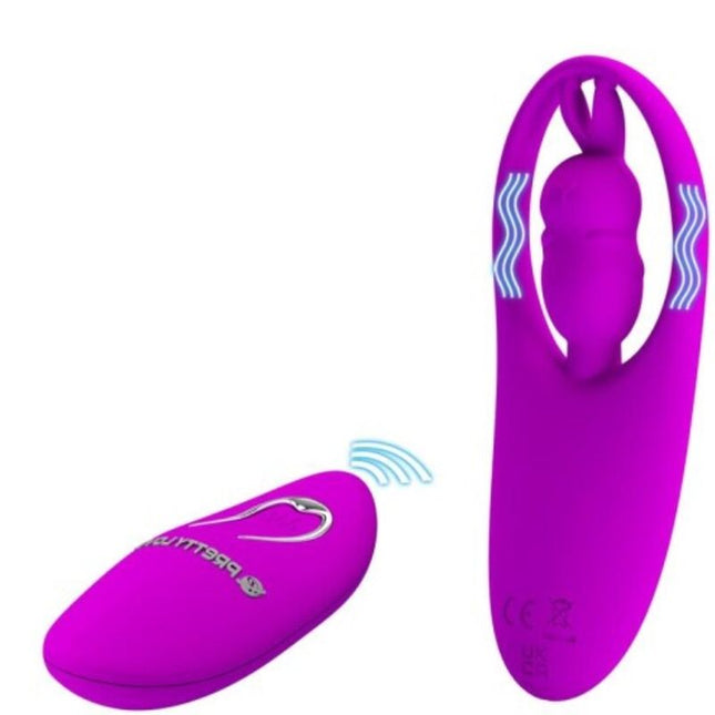PRETTY LOVE - WILD RABBIT STIMULATEUR POUR CULOTTES AVEC TÉLÉCOMMANDE LILAS by PRETTY LOVE SMART