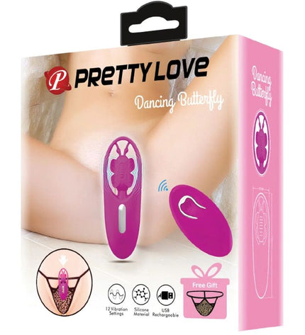 PRETTY LOVE - STIMULATEUR PAPILLON DANCING POUR CULOTTES AVEC TÉLÉCOMMANDE LILAS by PRETTY LOVE SMART