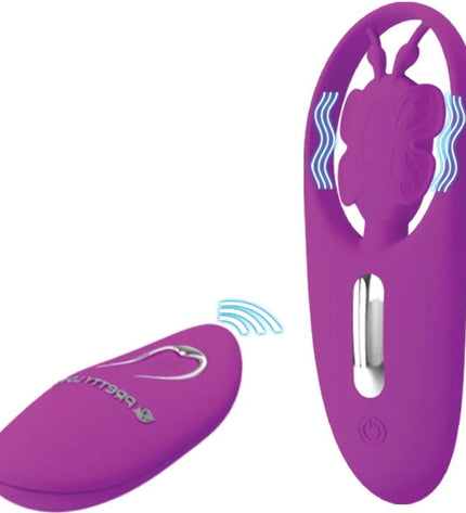 PRETTY LOVE - STIMULATEUR PAPILLON DANCING POUR CULOTTES AVEC TÉLÉCOMMANDE LILAS by PRETTY LOVE SMART