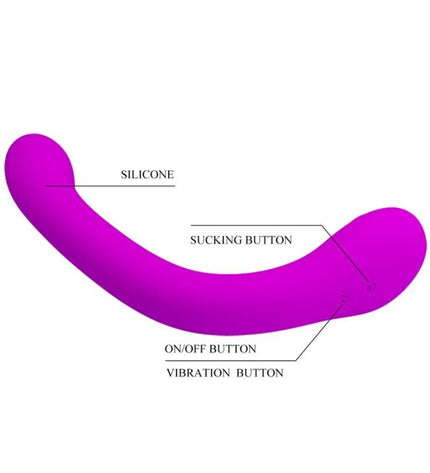 PRETTY LOVE - VIBRATEUR ET SUÇEUR CLITORIDIEN ALEX LILAC by PRETTY LOVE
