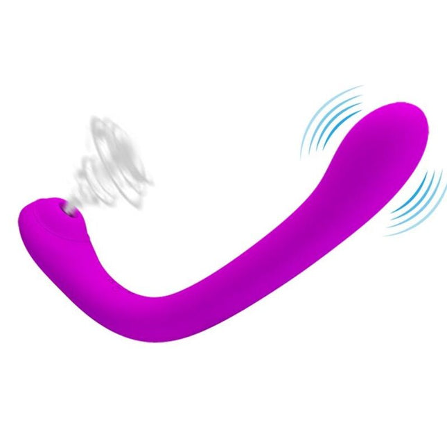 PRETTY LOVE - VIBRATEUR ET SUÇEUR CLITORIDIEN ALEX LILAC by PRETTY LOVE