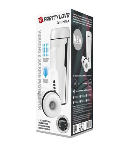 PRETTY LOVE - SIENNA MASTURBATEUR VIBRANT POUR HOMMES AVEC VOIX ET ASPIRATION by PRETTY LOVE MALE