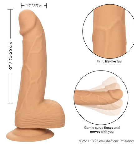 CALEXOTICS - CLOUS EN SILICONE 15.24 CM PEAU by CALEXOTICS