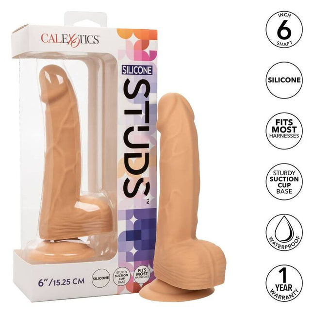 CALEXOTICS - CLOUS EN SILICONE 15.24 CM PEAU by CALEXOTICS