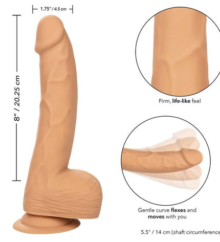 CALEXOTICS - CLOUS EN SILICONE 20.32 CM PEAU by CALEXOTICS