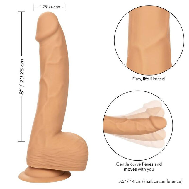 CALEXOTICS - CLOUS EN SILICONE 20.32 CM PEAU by CALEXOTICS