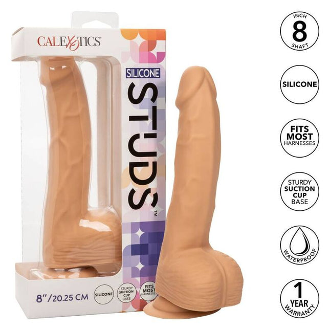 CALEXOTICS - CLOUS EN SILICONE 20.32 CM PEAU by CALEXOTICS