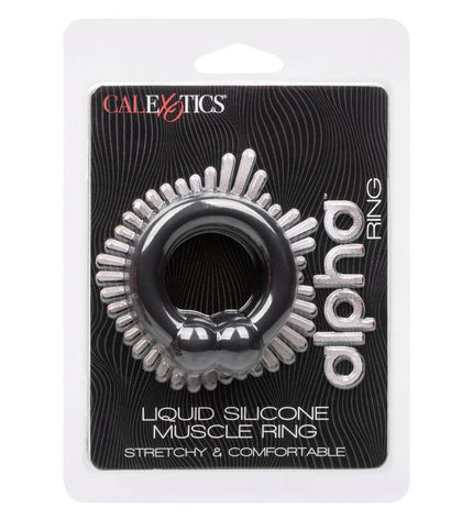 CALEXOTICS - BAGUE MUSCULAIRE ALPHA NOIR by CALEXOTICS