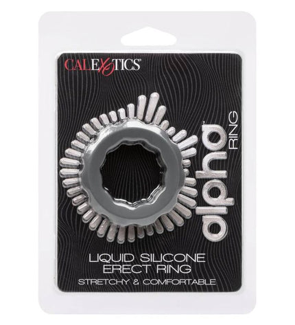 CALEXOTICS - BAGUE ALPHA ERECT GRIS by CALEXOTICS
