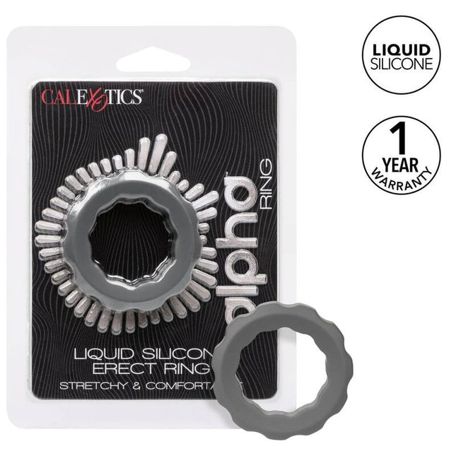 CALEXOTICS - BAGUE ALPHA ERECT GRIS by CALEXOTICS
