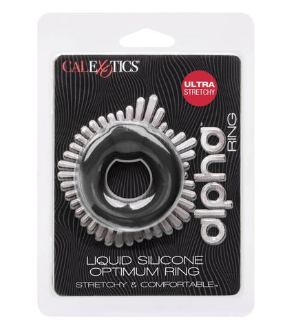 CALEXOTICS - BAGUE ALPHA OPTIMUM NOIR by CALEXOTICS