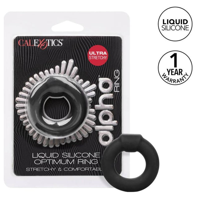 CALEXOTICS - BAGUE ALPHA OPTIMUM NOIR by CALEXOTICS