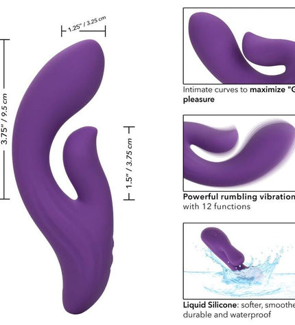 CALEXOTICS - STELLA DUAL PLEASER VIOLET by CALEXOTICS