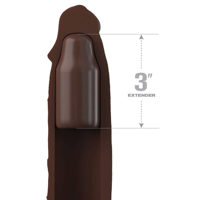 FANTASY X- TENSIONS - PIPEDREAMS RALLONGE W SANGLE 17,78 CM MARRON by FANTASY X-TENSIONS
