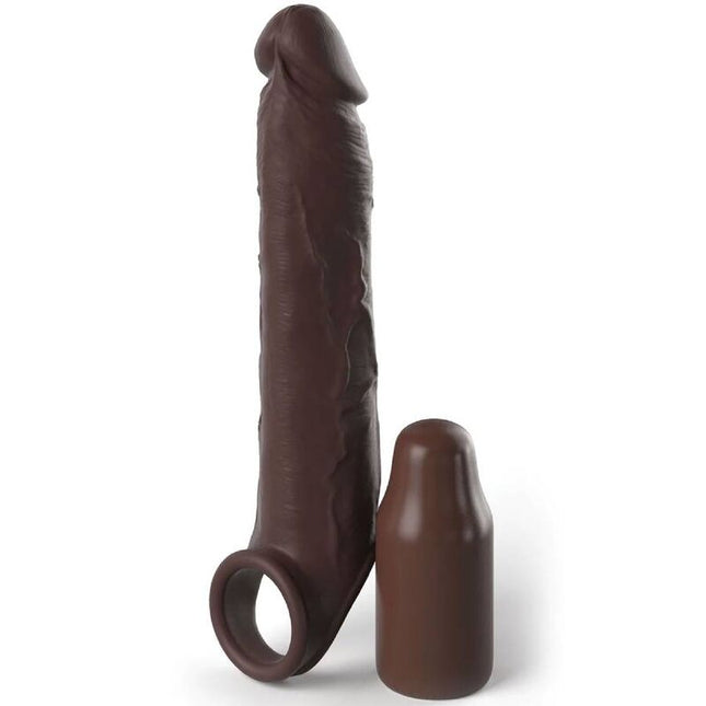 FANTASY X- TENSIONS - PIPEDREAMS RALLONGE W SANGLE 17,78 CM MARRON by FANTASY X-TENSIONS