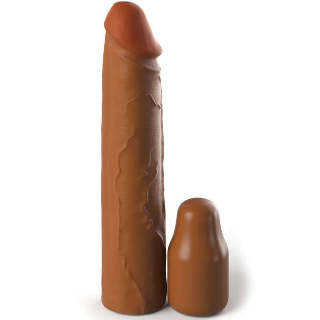 FANTASY X- TENSIONS - POCHETTE PIPEDREAMS 20,32 CM + 5,00 CM INCH PLUG CARAMEL by FANTASY X-TENSIONS