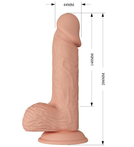BAILE - BELLE RENCONTRE CATOBLEPAS GODE RÉALISTE FLEXIBLE 20.6 CM NATUREL by BAILE DILDOS