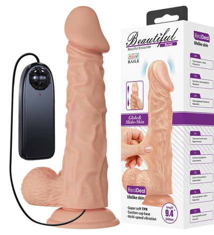 BAILE - BELLE RENCONTRE BURAQ VIBRATION 24 CM NATUREL by BAILE DILDOS