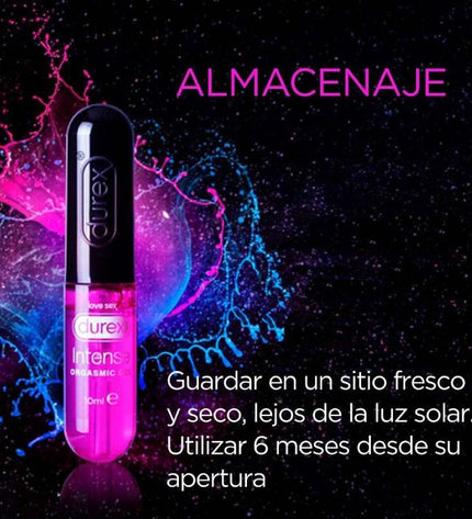 DUREX - GEL ORGASMIQUE LUBRIFIANT 10 ML - Concombre Boutique