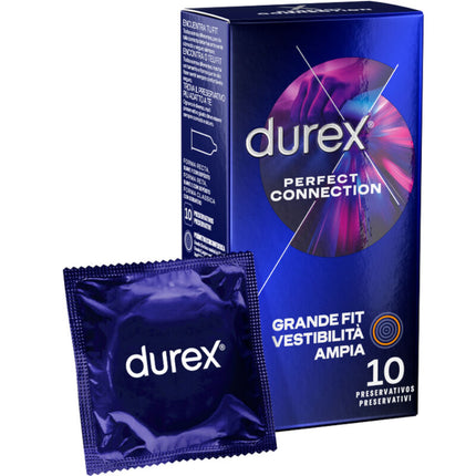 DUREX - CONNEXION PARFAITE SILICONE LUBRIFICATION EXTRA 10 UNITÉS by DUREX CONDOMS