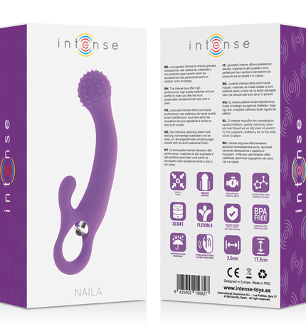 INTENSE - SILICONE VIBRANT NAILA LILAS by INTENSE HIGH TECH